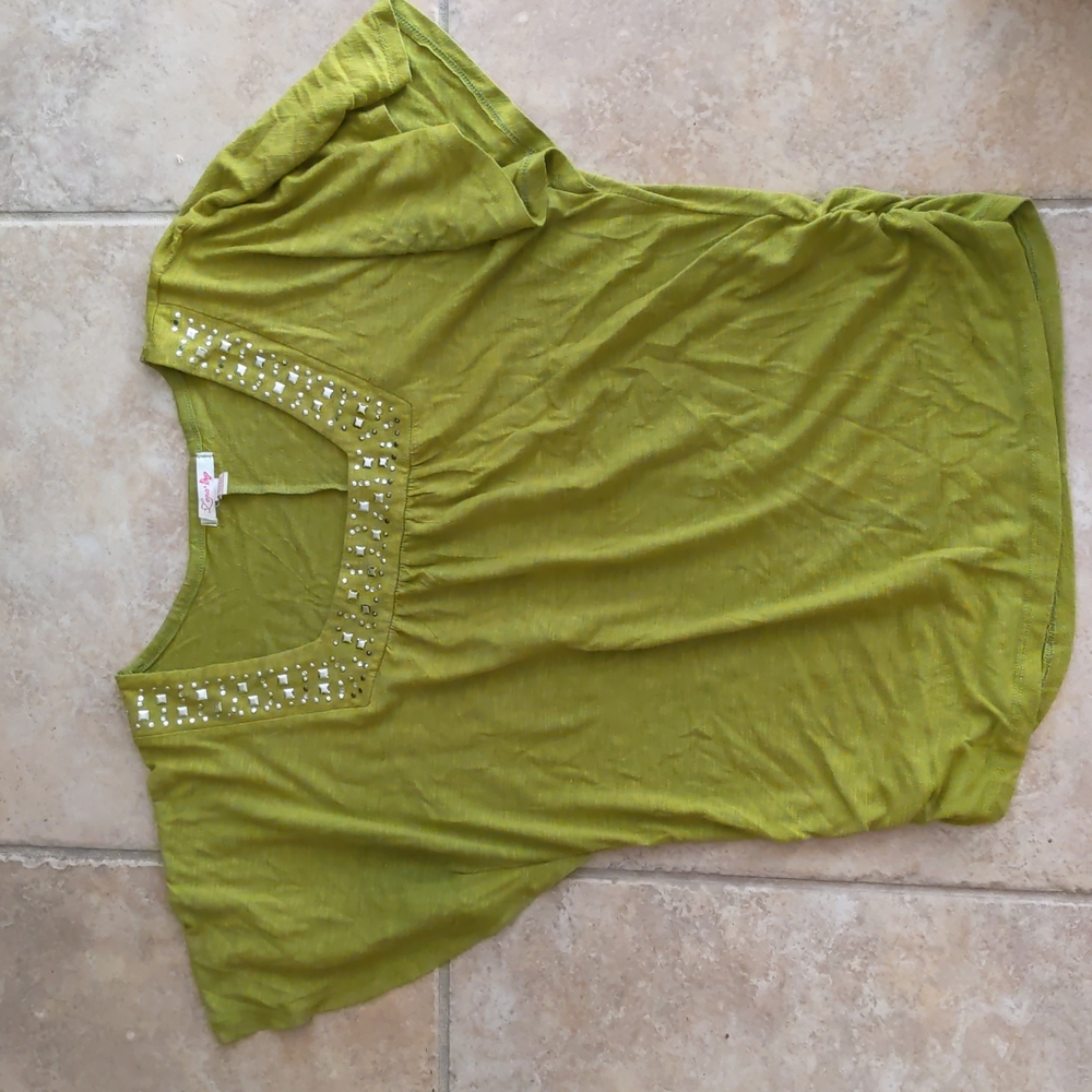 Cute Olive Green Blouse